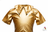 Lustre High-Low Gold Girls Dress
