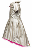 Lustre High-Low Silver Girls Dress