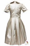 Lustre High-Low Silver Girls Dress