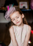Exotic Bird Feather Pink Girls Headband