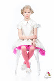Lustre High-Low Silver Girls Dress