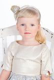 Sky Flower Blue Girls Rose Headband