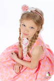 Queen of Hearts Pink Girls Dress