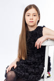 Rose Garden Black Girls Dress