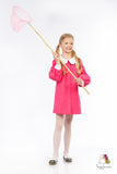 Puffsleeve Pink Girls Coat