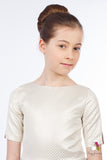 Sky Flower Orange Girls Queen Dress