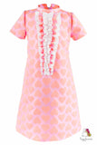 Queen of Hearts Pink Girls Trapeze Dress