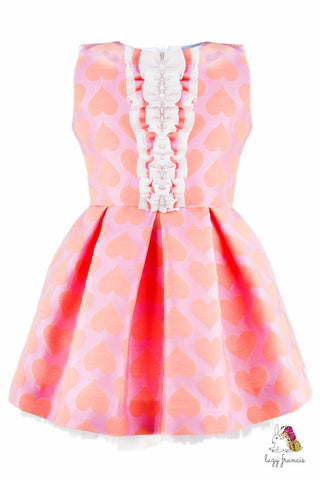 Queen of Hearts Pink Girls Dress