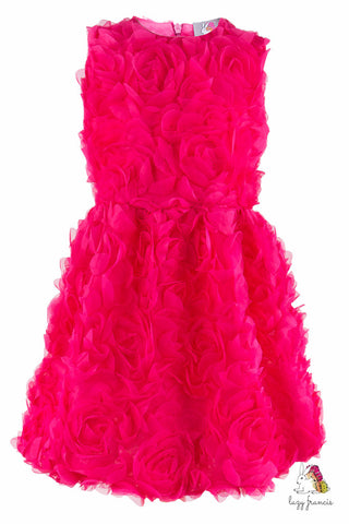 Rose Garden Pink Girls Dress