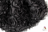 Rose Garden Black Girls Dress