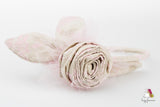 Velvet Flower Pink Girls Rose Headband